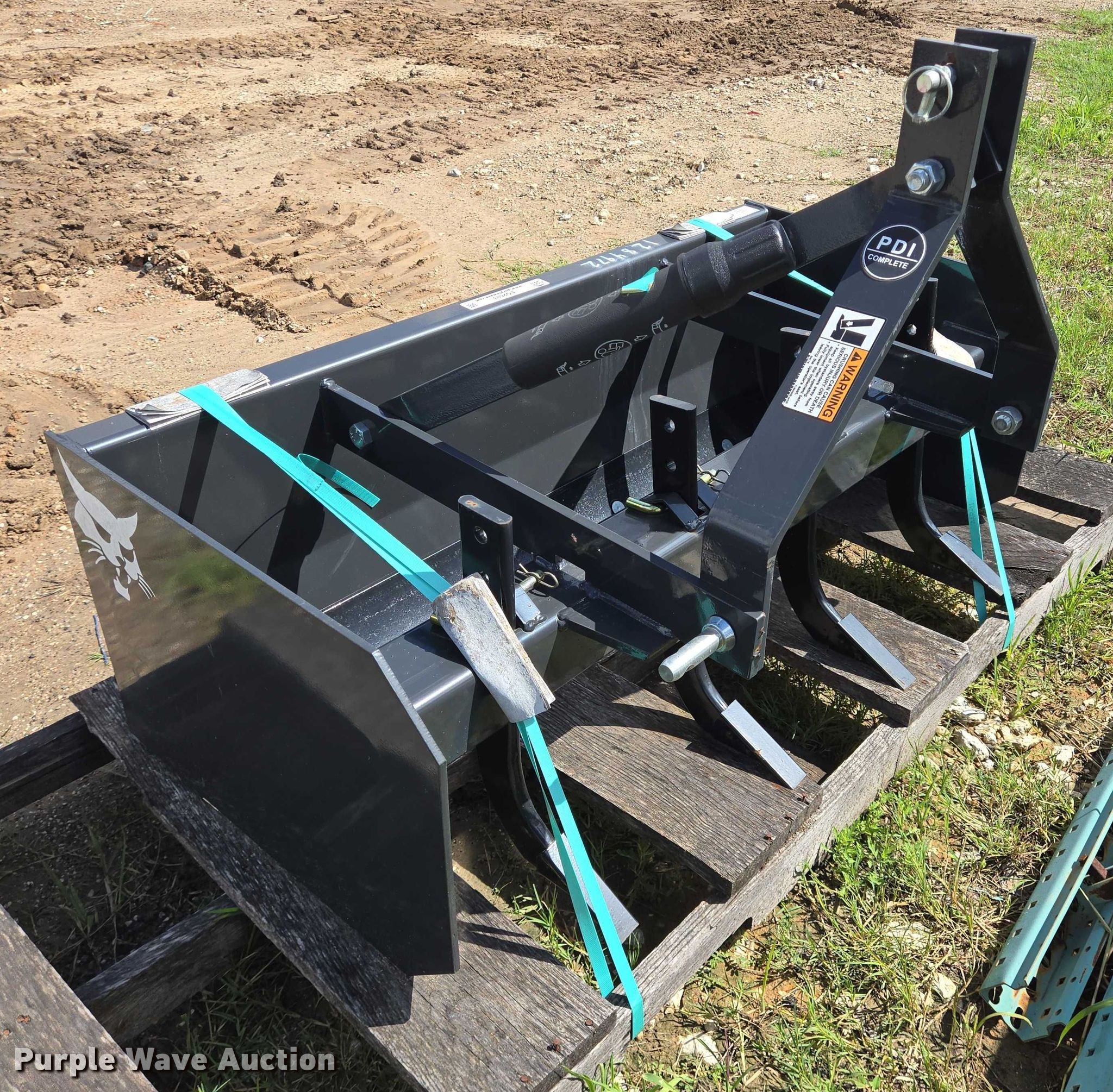 Bobcat Blade Box 48 box blade in Bryan, TX | Item EQ2603 sold | Purple Wave