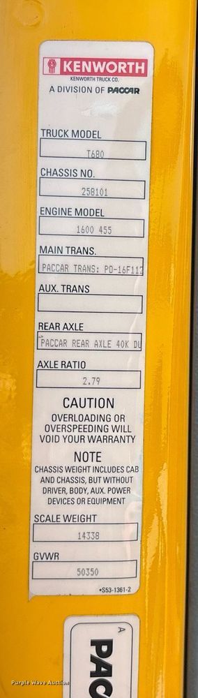 image for item DM1921 2019 Kenworth T680 semi truck