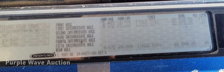 image for item DP5009 1993 Freightliner FLD semi truck