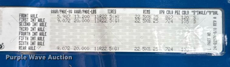 image for item DS3759 2011 Freightliner Cascadia semi truck