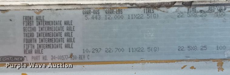 image for item DS3766 1997 Freightliner FLD120 semi truck