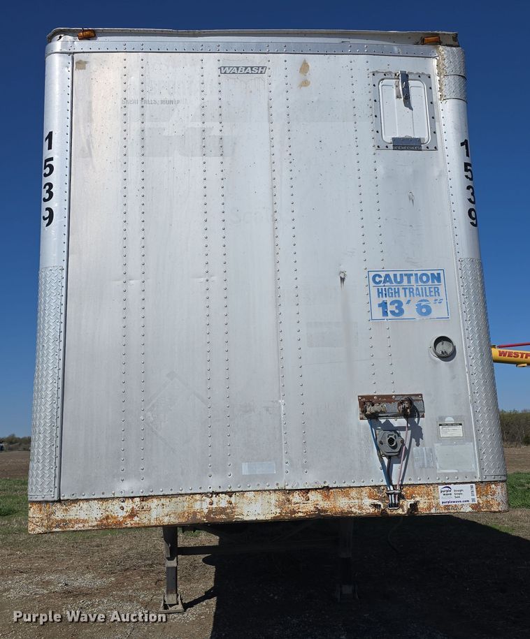 image for item DT6780 1998 Wabash dry van trailer