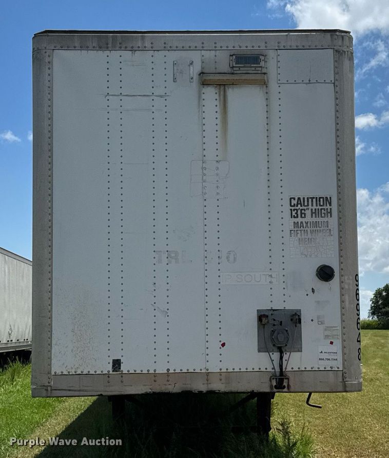 image for item DU9217 2008 Wabash DVLSHPC dry van trailer