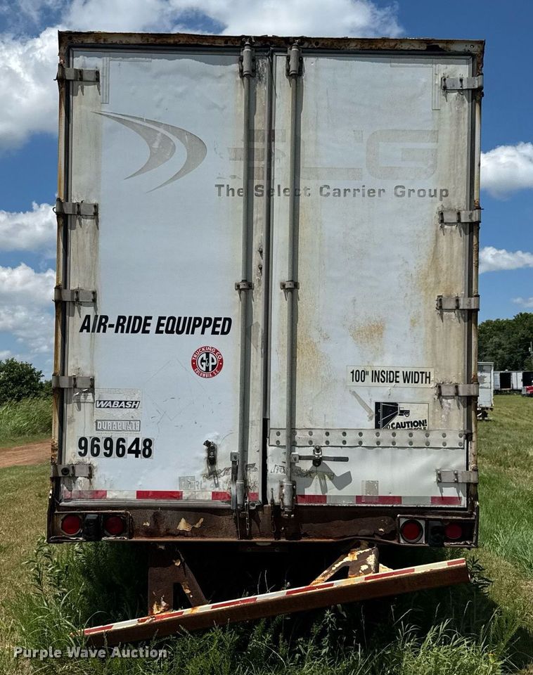 image for item DU9217 2008 Wabash DVLSHPC dry van trailer