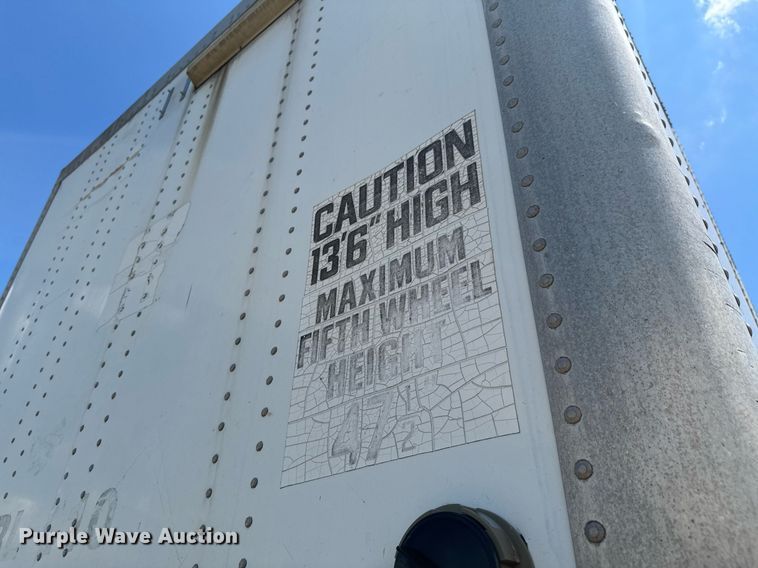 image for item DU9217 2008 Wabash DVLSHPC dry van trailer