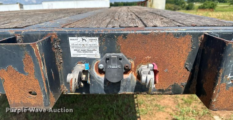 image for item DU9218 2008 Great Dane flatbed trailer