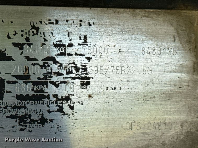 image for item DU9218 2008 Great Dane flatbed trailer