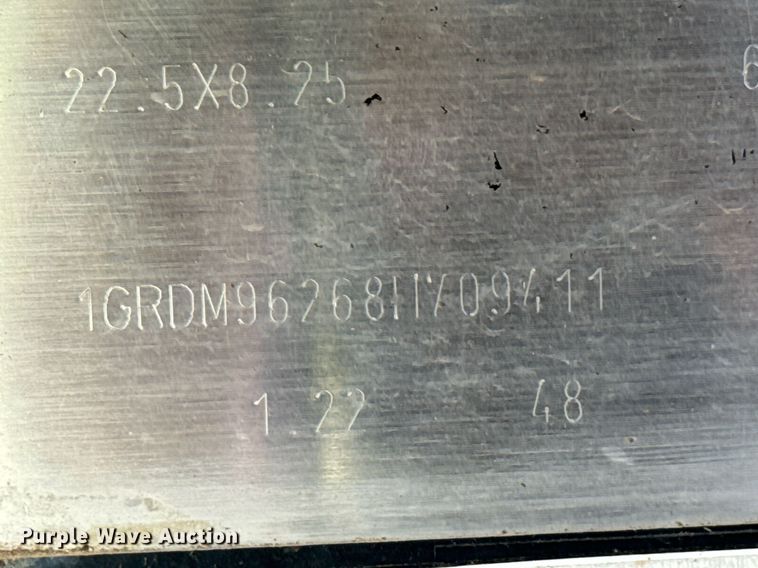 image for item DU9220 2008 Great Dane flatbed trailer