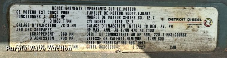 image for item DU9232 1998 Freightliner Conventional fuel truck