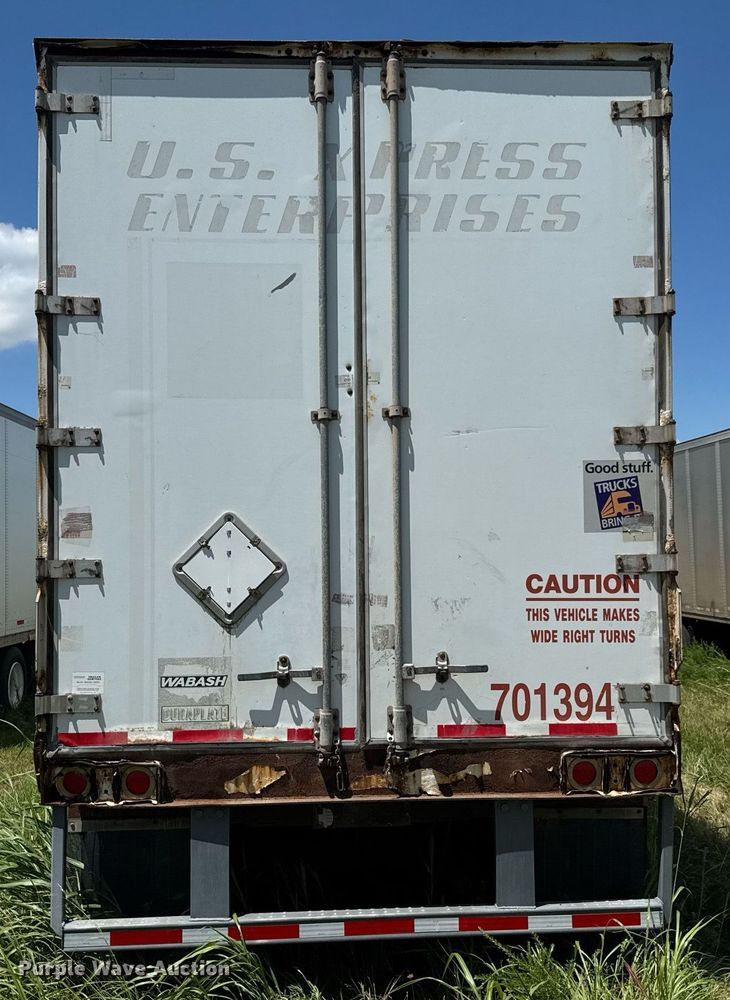 image for item DU9233 2007 Wabash DVCVHPC dry van trailer