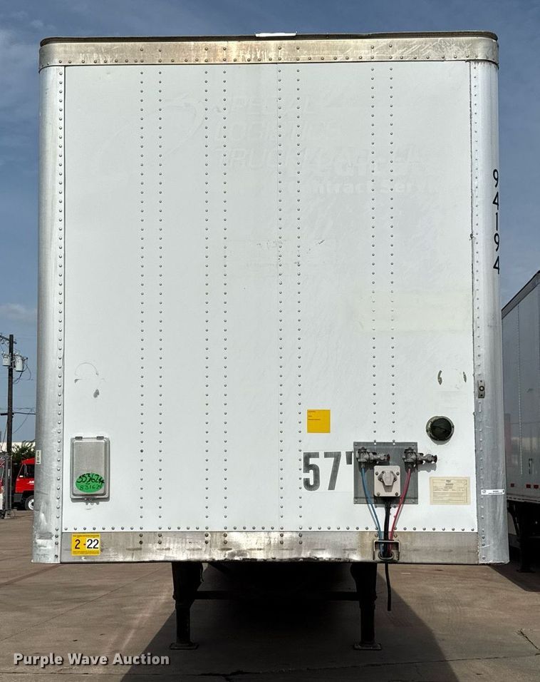 image for item DX5551 2015 Wabash DVCVHPC dry van trailer