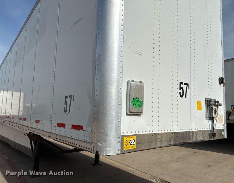 image for item DX5552 2015 Wabash DVCVHPC dry van trailer