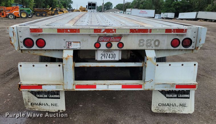 image for item DX7080 1995 Great Dane GPASFK-248 flatbed trailer