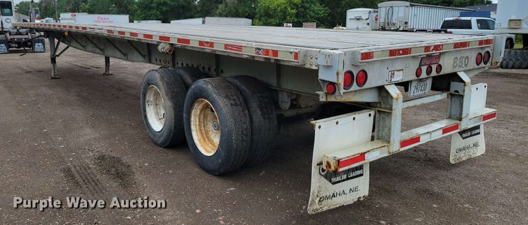 image for item DX7080 1995 Great Dane GPASFK-248 flatbed trailer