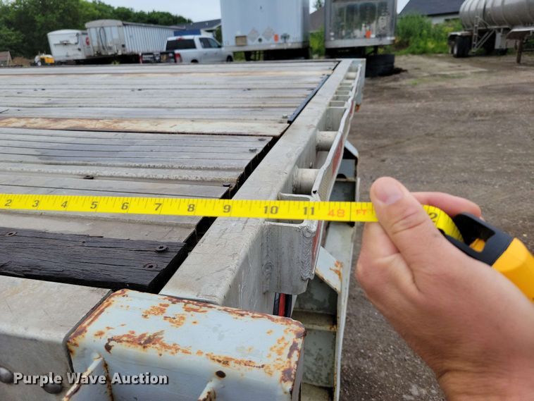 image for item DX7080 1995 Great Dane GPASFK-248 flatbed trailer