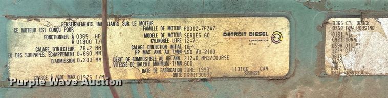 image for item DX7992 1994 Freightliner FLD semi truck