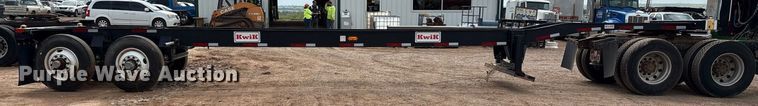 image for item DX7999 2021 Kwik Equipment 40GN2LA-HD-PW-QFS R01 container trailer