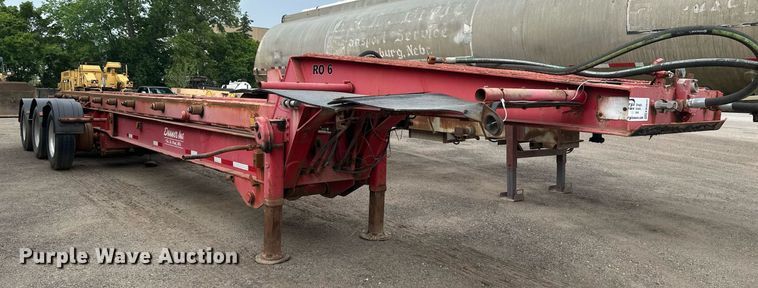 image for item EB2637 1991 Benlee roll-off container trailer