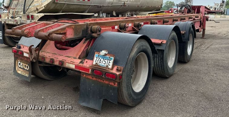 image for item EB2637 1991 Benlee roll-off container trailer