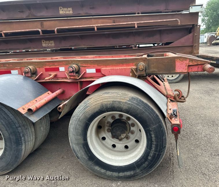 image for item EB2637 1991 Benlee roll-off container trailer
