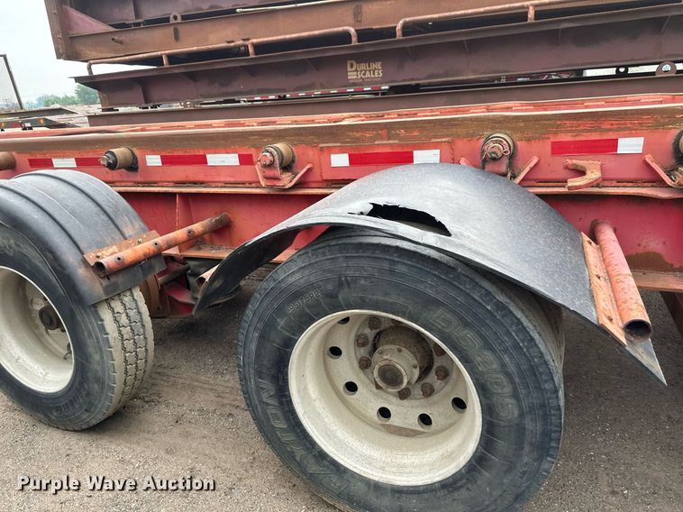 image for item EB2637 1991 Benlee roll-off container trailer