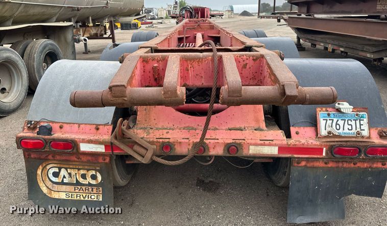 image for item EB2637 1991 Benlee roll-off container trailer