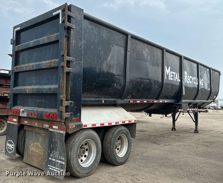 image for item EB2638 2012 MAC end dump trailer