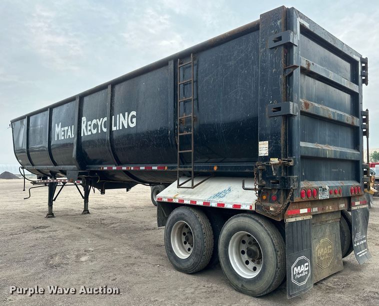 image for item EB2638 2012 MAC end dump trailer