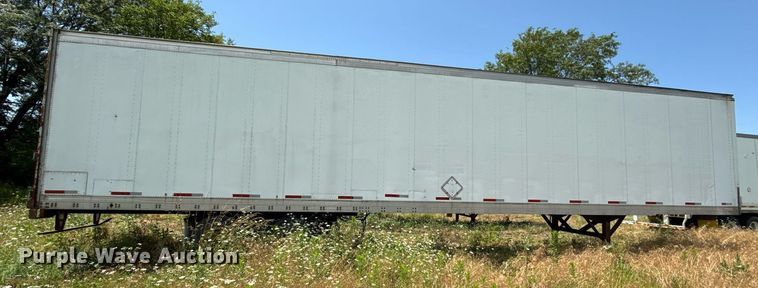 image for item ED4262 1986 Fruehauf dry van trailer