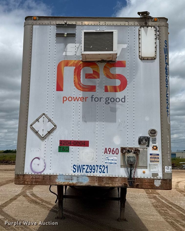 image for item ED5627 1998 Wabash dry van trailer