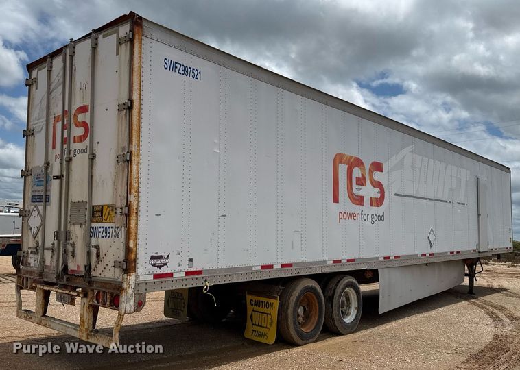 image for item ED5627 1998 Wabash dry van trailer