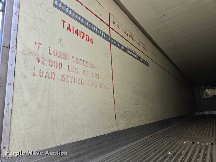 image for item EF1658 2005 Utility Trailer MFG Co. VS2RA refrigerated van trailer