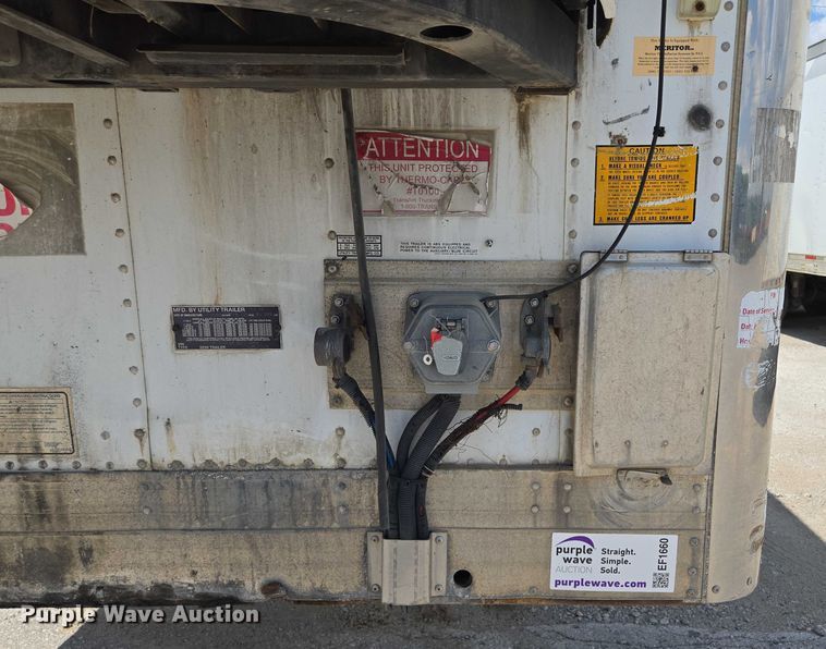 image for item EF1660 2006 Utility Trailer MFG Inc. VS2RA refrigerated van trailer