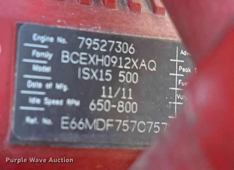 image for item EG2394 2012 Kenworth T800 winch truck