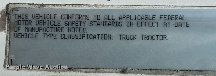 image for item EG5941 2002 Freightliner Century Class semi truck