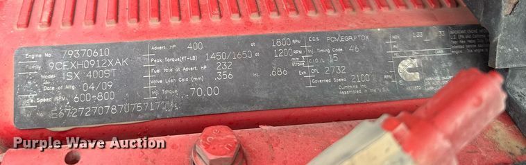 image for item EG6593 2010 Kenworth T800 semi truck