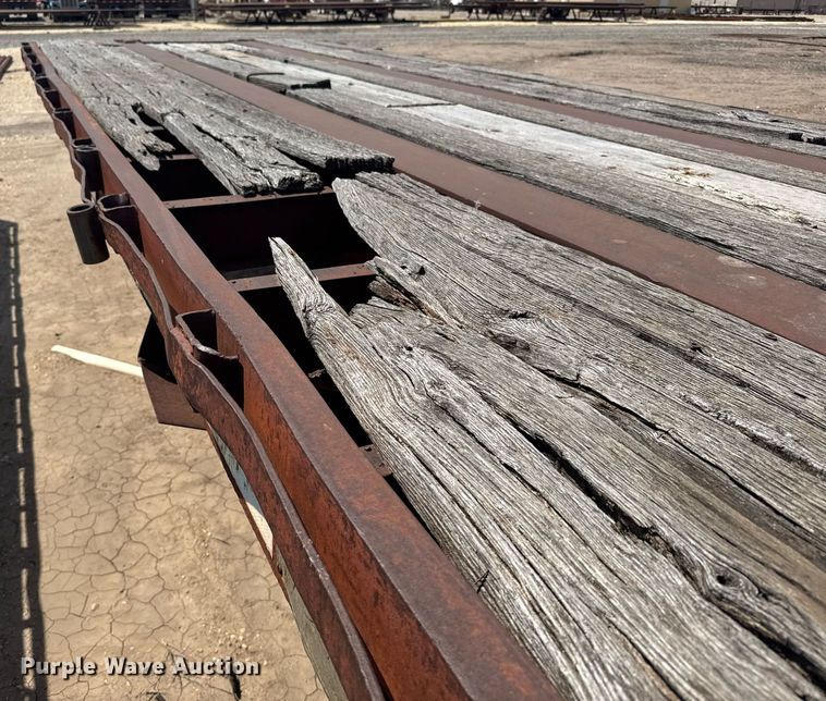 image for item EG6618 1975 Vulcan Trailer Mfg oilfield trailer