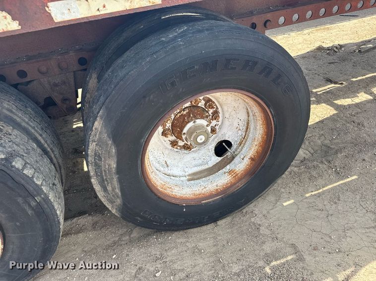 image for item EG6618 1975 Vulcan Trailer Mfg oilfield trailer