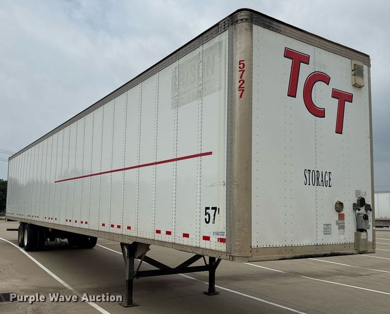 image for item EJ3718 2014 Vanguard VXP 57' dry van trailer