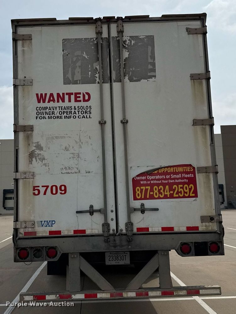 image for item EJ3720 2014 Vanguard VXP 57' dry van trailer