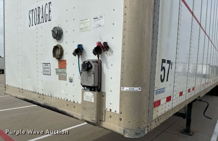 image for item EJ3720 2014 Vanguard VXP 57' dry van trailer
