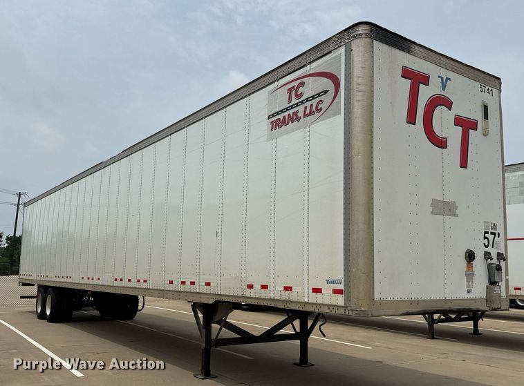 image for item EJ3723 2016 Vanguard VXP 57' dry van trailer