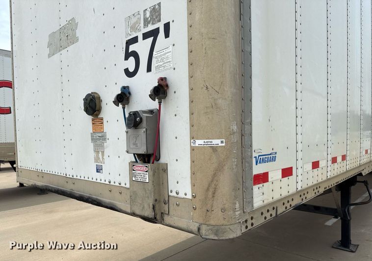 image for item EJ3723 2016 Vanguard VXP 57' dry van trailer