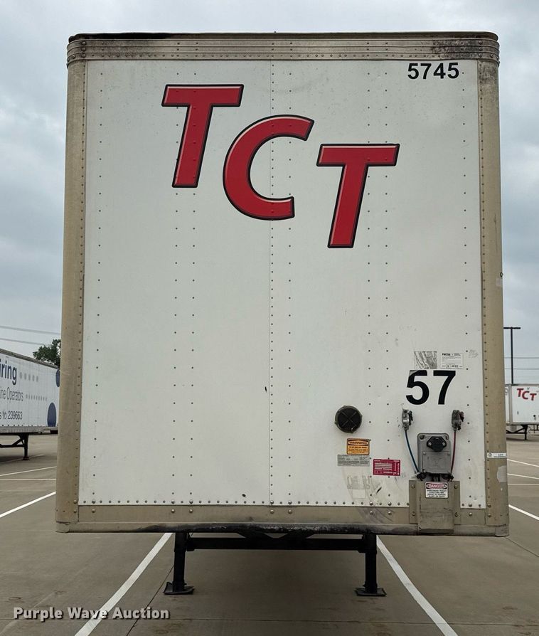 image for item EJ3724 2016 Vanguard VXP 57' dry van trailer