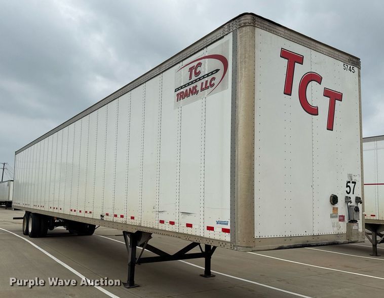 image for item EJ3724 2016 Vanguard VXP 57' dry van trailer