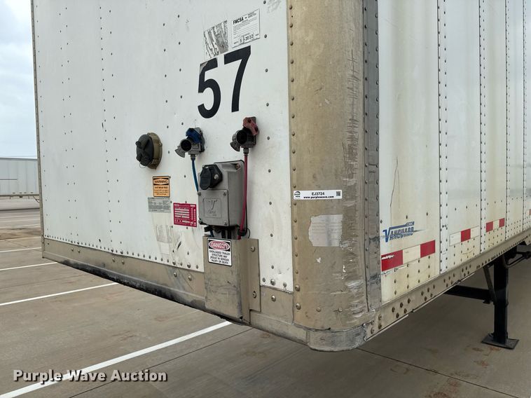 image for item EJ3724 2016 Vanguard VXP 57' dry van trailer