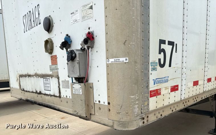 image for item EJ3725 2014 Vanguard VXP 57' dry van trailer