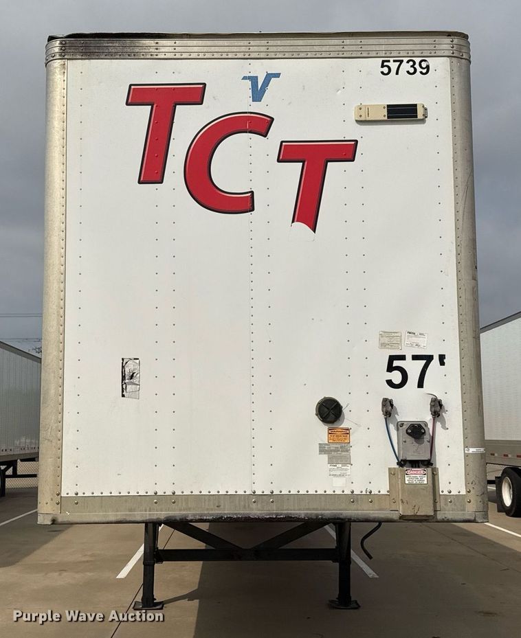 image for item EJ3727 2016 Vanguard VXP 57' dry van trailer