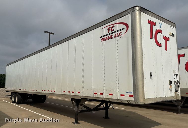 image for item EJ3727 2016 Vanguard VXP 57' dry van trailer