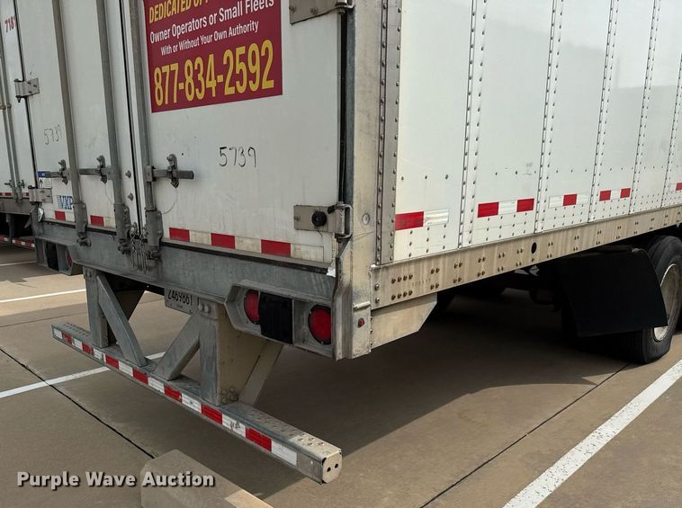 image for item EJ3727 2016 Vanguard VXP 57' dry van trailer